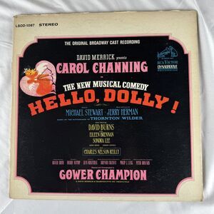 Hello Dolly NM Vinyl Lp 1964 RCA Dynagroove LSOD-1087 Original Broadway Record
